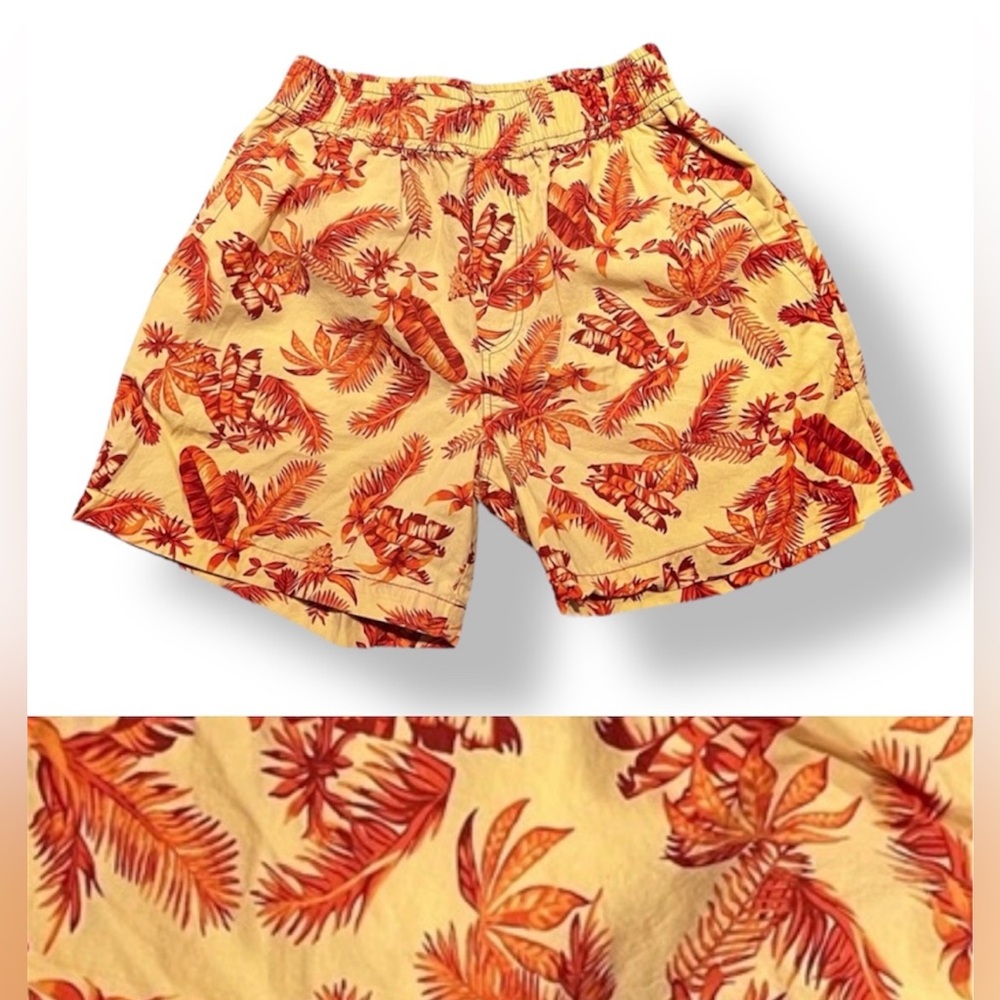 LIKE NEW Boutique Tropical Print Kids Shorts (6)